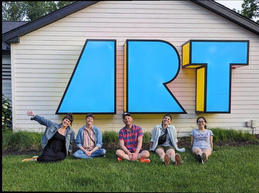 On tour in Normal, IL at Illinois Art Station!