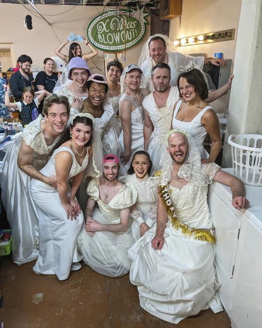 Intermission at "Mamma Mia" before Under Attack