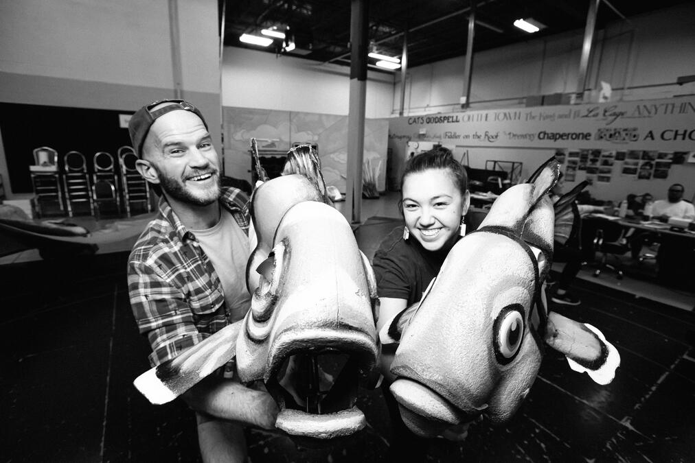 "Finding Nemo" Rehearsals (Photo: Joe Mazza)