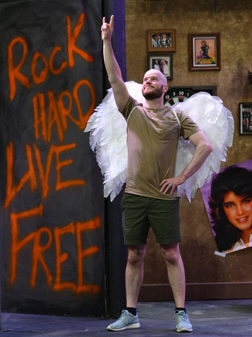 "Rock of Ages" Tech (Photo: Kelly Lewis)