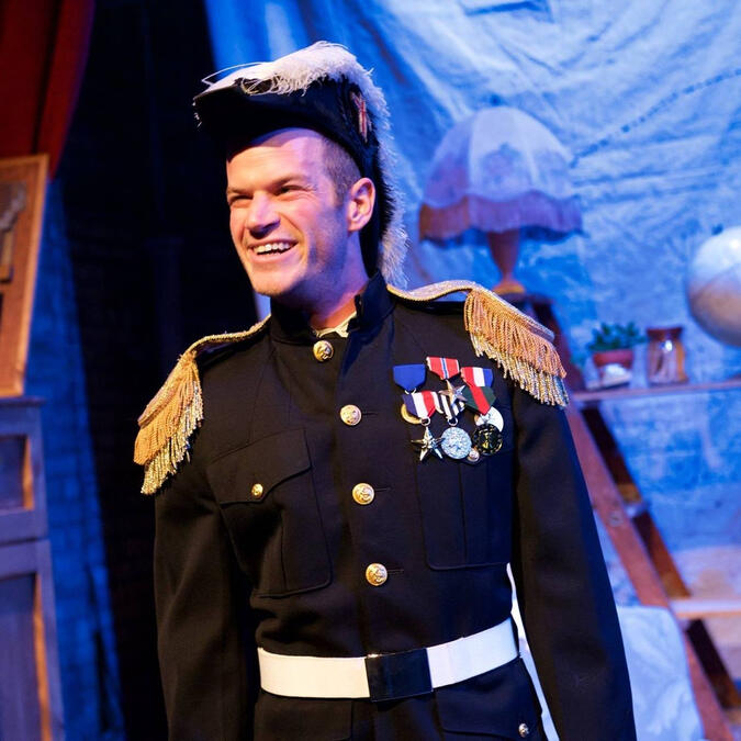 Admiral Drake in "Mr. Popper's Penguins"